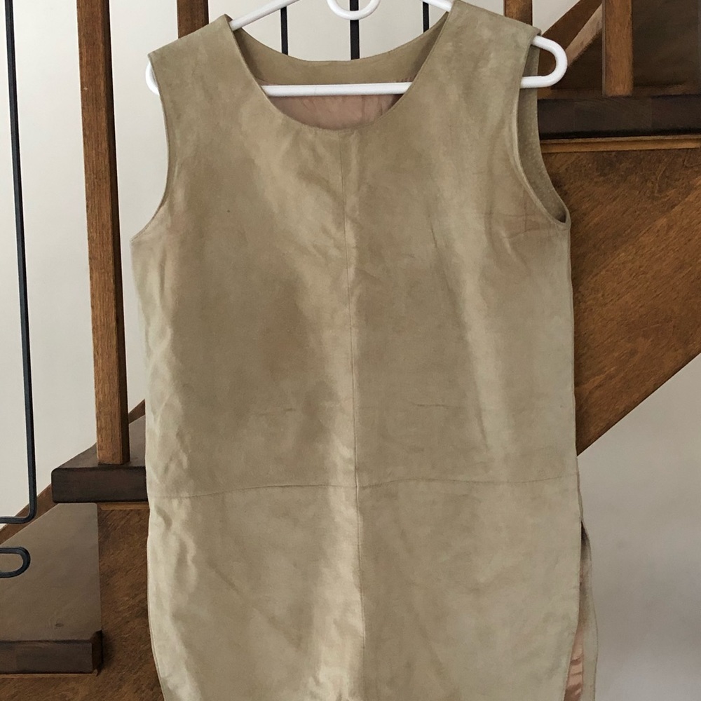 Suede tunic.  Danier Leather.